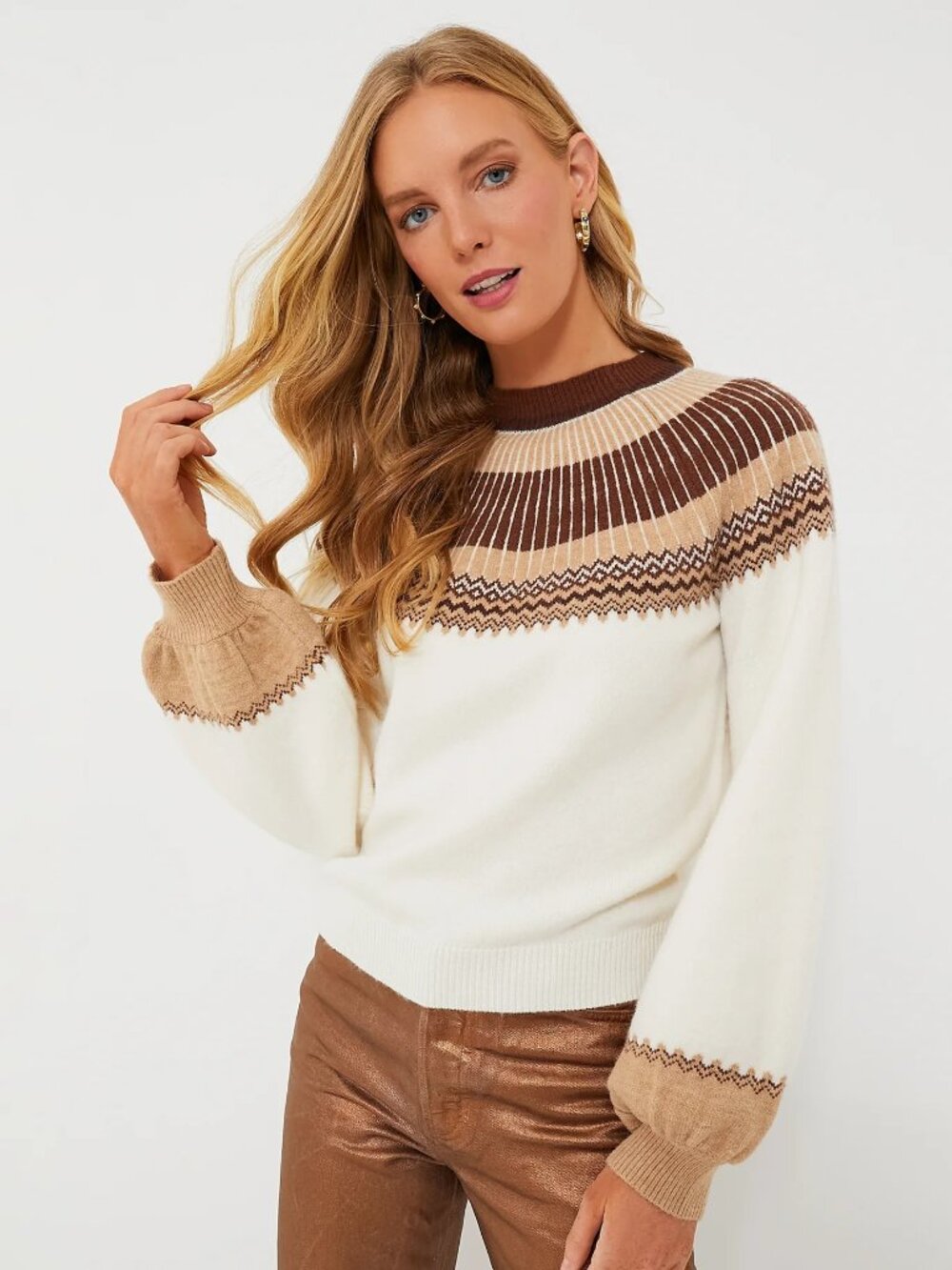 Tuckernuck Neutral Color Block Sweater
